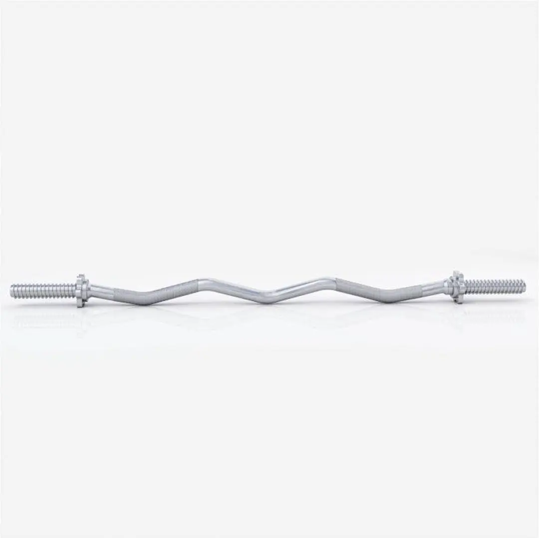 Gorilla Sports EZ Curl Stang 120cm 30mm - Chroom