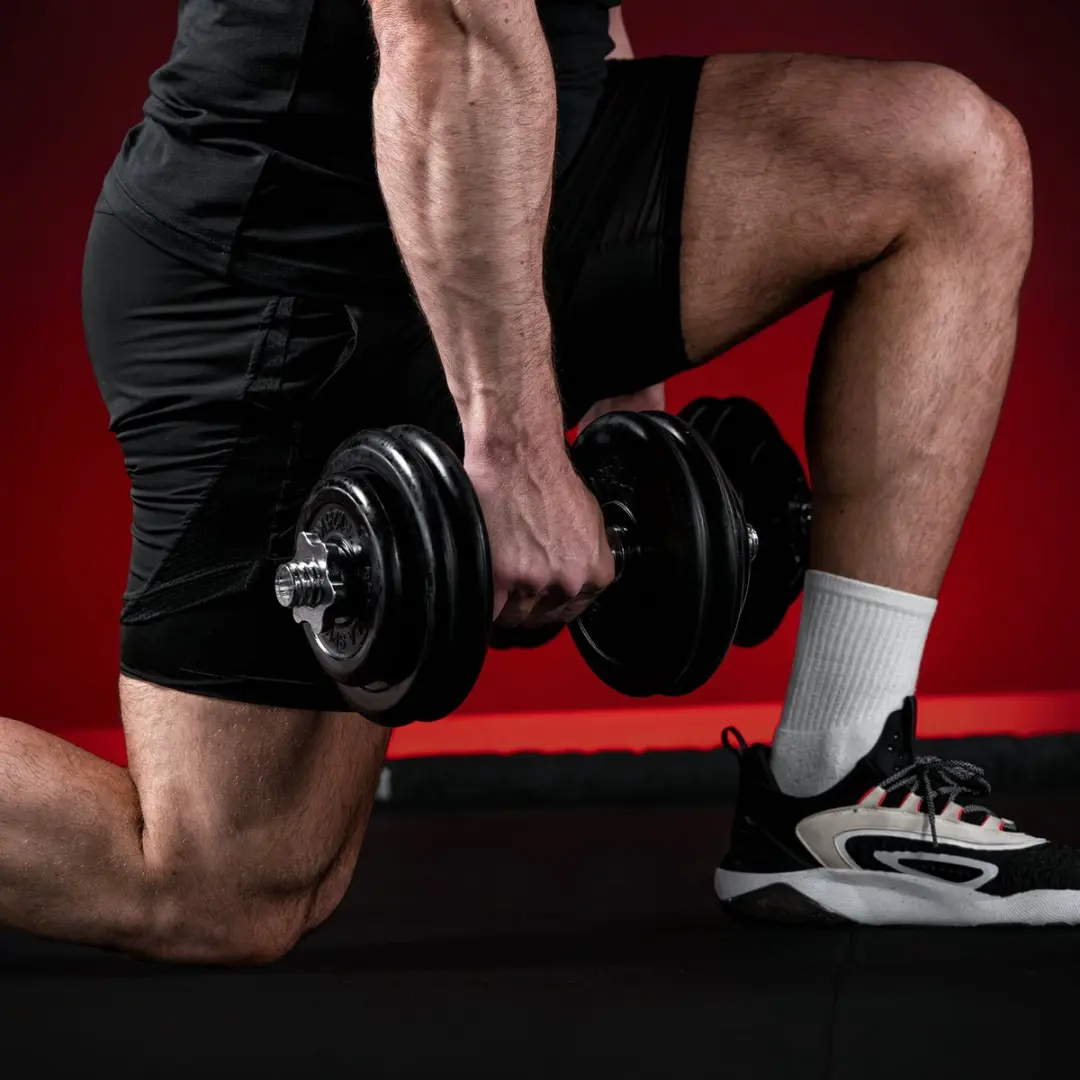 Gorilla Sports Dumbbelset 30kg - 18-delig - Zwart