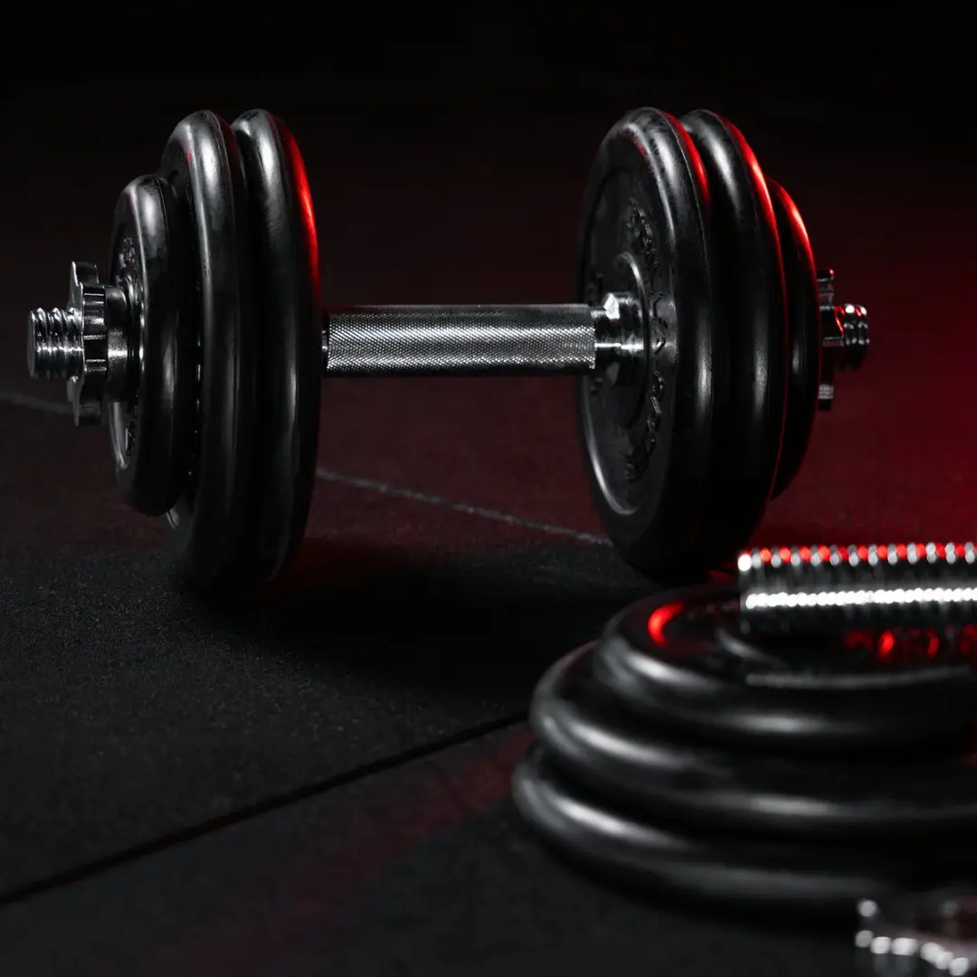 Gorilla Sports Dumbbelset 30kg - 18-delig - Zwart