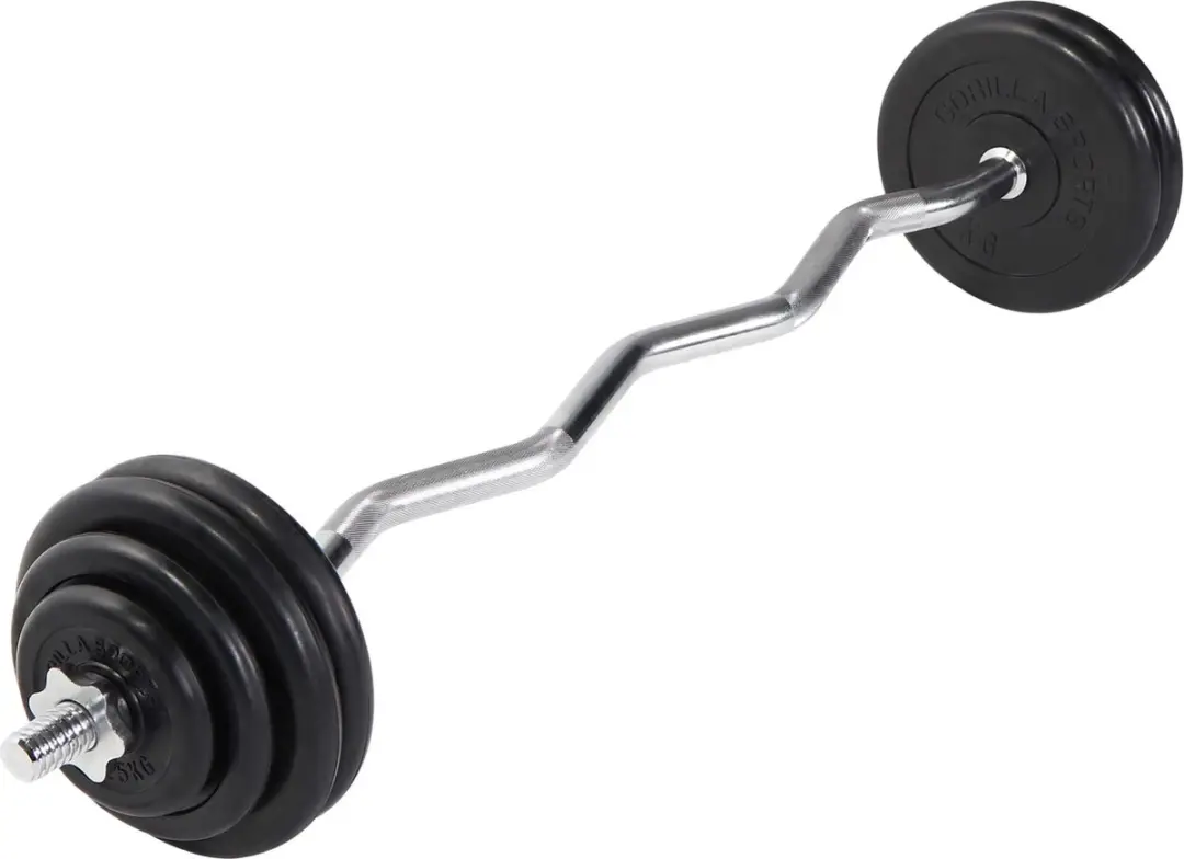 Gorilla Sports EZ-Curlset 35kg