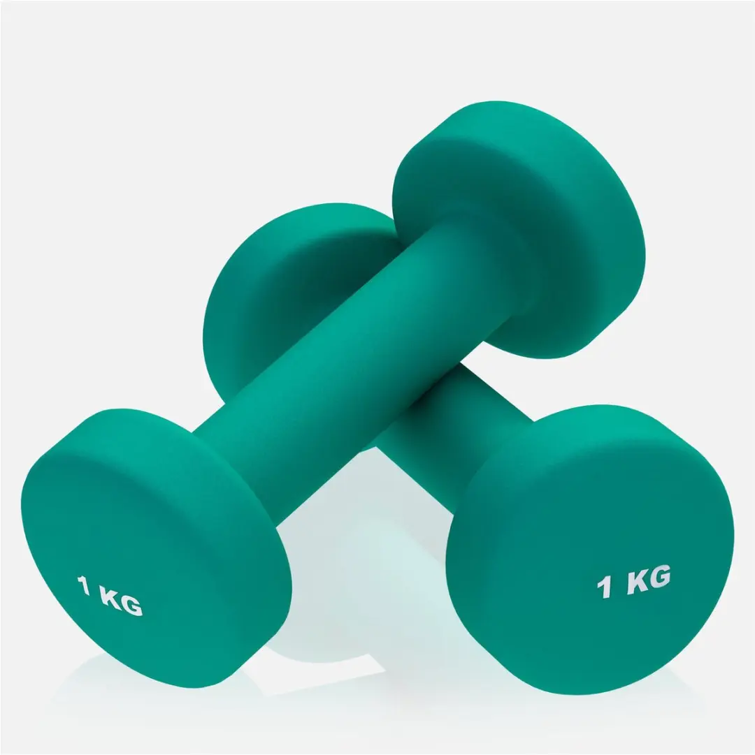 Gorilla Sports Dumbbellset 2x1kg - Groen