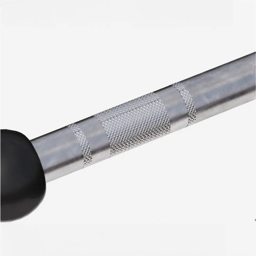 Gorilla Sports Triceps-Bicepsstang - Krachtstation - Chroom