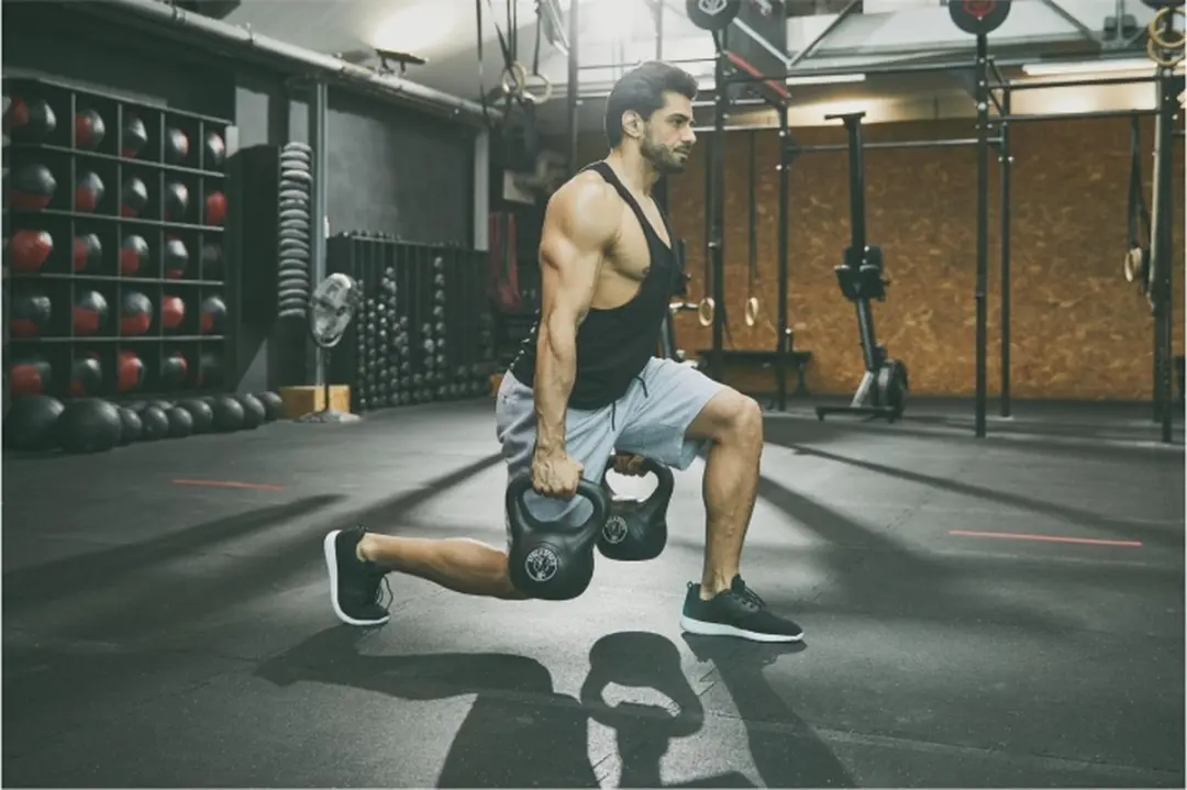 Gorilla Sports Kettlebell 8 kg - Kunststof - Zwart