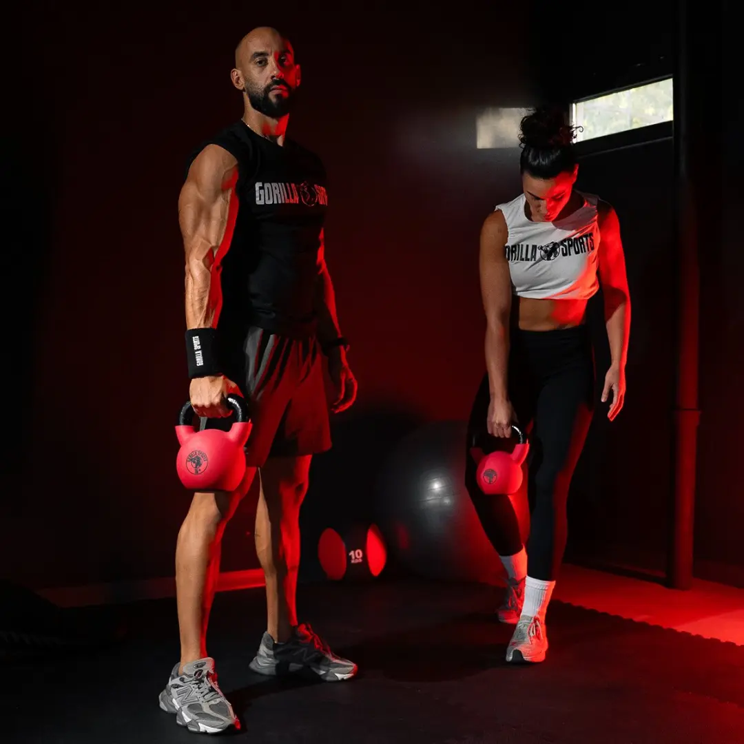 Gorilla Sports Kettlebell 20 kg - Rood