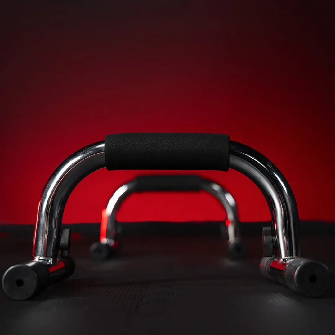 Gorilla Sports Opdruksteunen 2 Stuks - Chroom