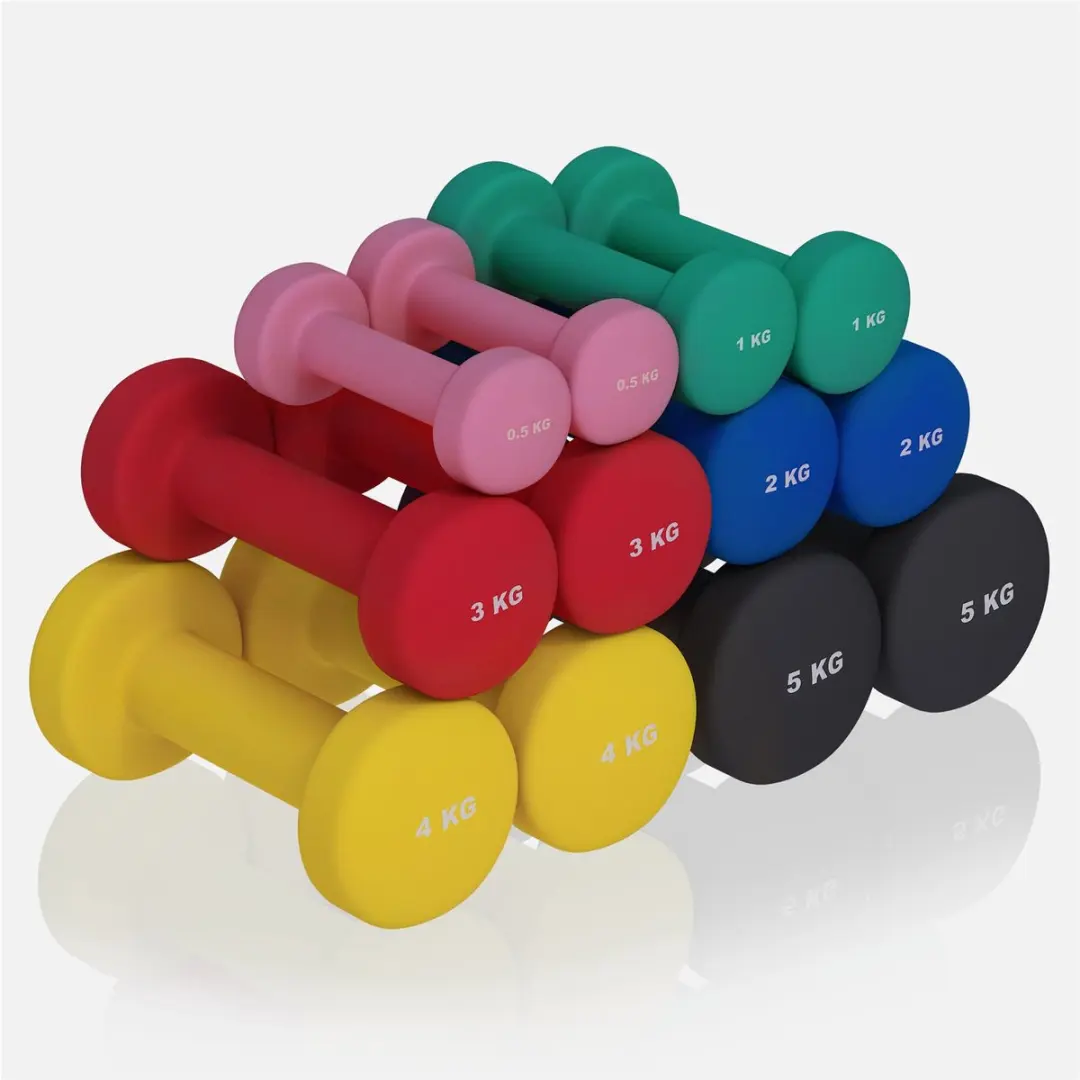 Gorilla Sports Halterset 31kg - 12 Stuks - Multikleur
