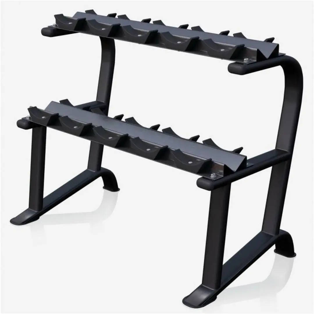 Gorilla Sports Dumbellrek - Zilver