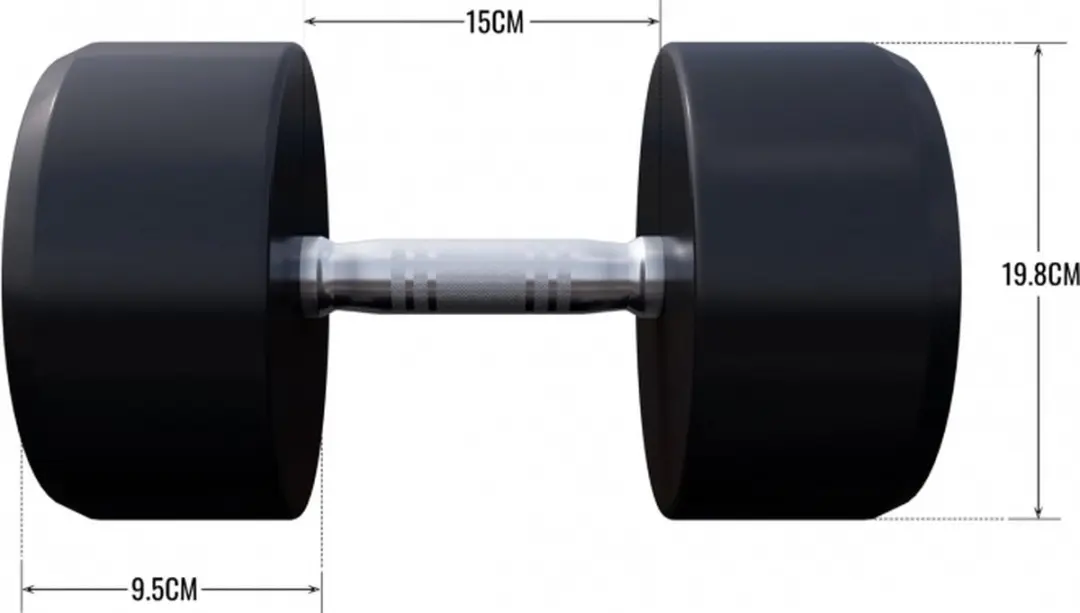 Gorilla Sports Dumbbell 32,5 kg - Gietijzer
