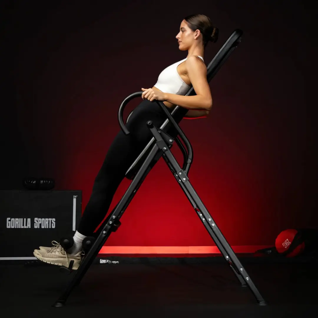 Gorilla Sports Zwaartekrachttrainer Inversietafel - Opklapbaar - Zwart - afbeelding 6 van 6