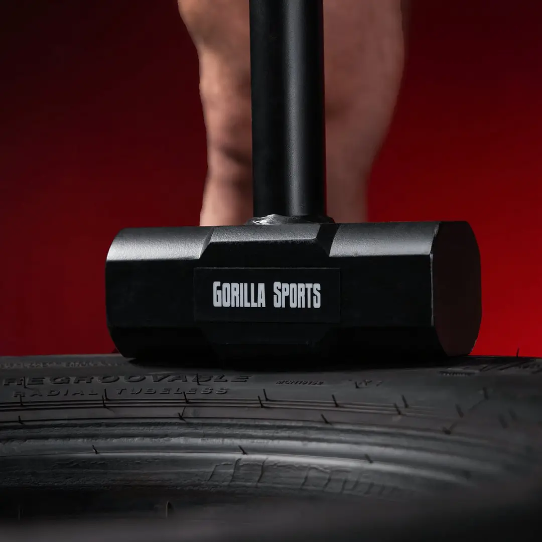 Gorilla Sports Gewichthamer 8 kg - Zwart