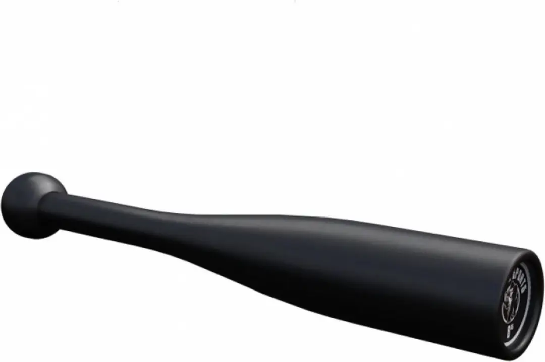 Gorilla Sports Clubbell 12kg - Gietijzer - Zwart