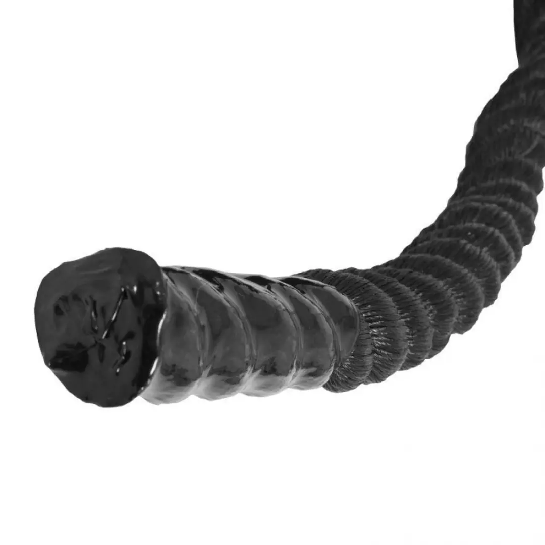 Gorilla Sports Power Rope 15m - Ø38mm - Zwart