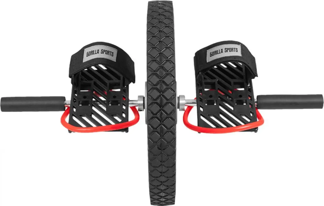 Gorilla Sports Power Wheel - Corespieren - Zwart