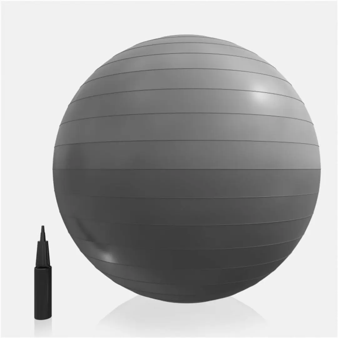 Gorilla Sports Fitnessbal 65cm - Grijs