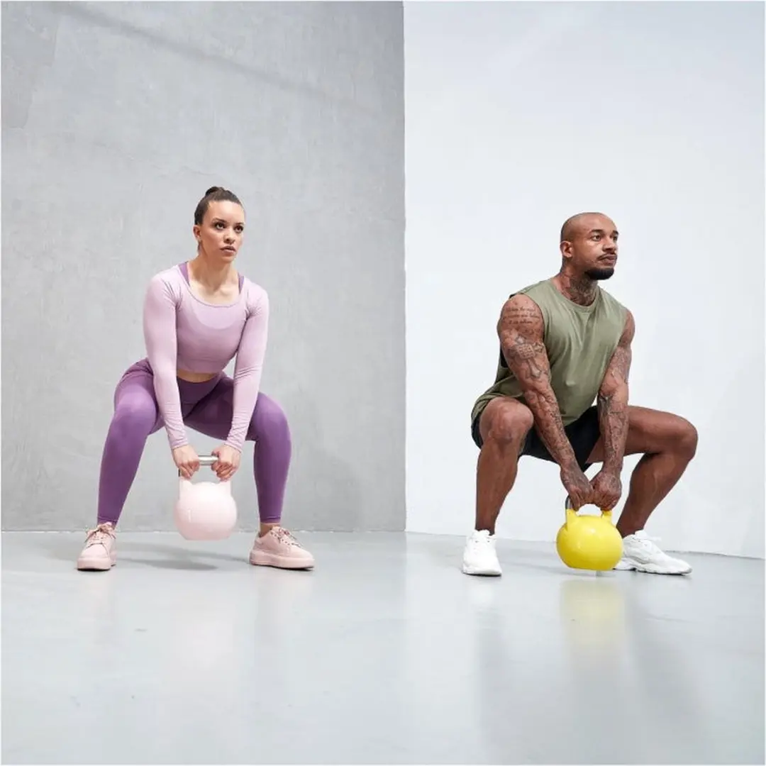 Gorilla Sports Kettlebell 16kg Competitie - Geel