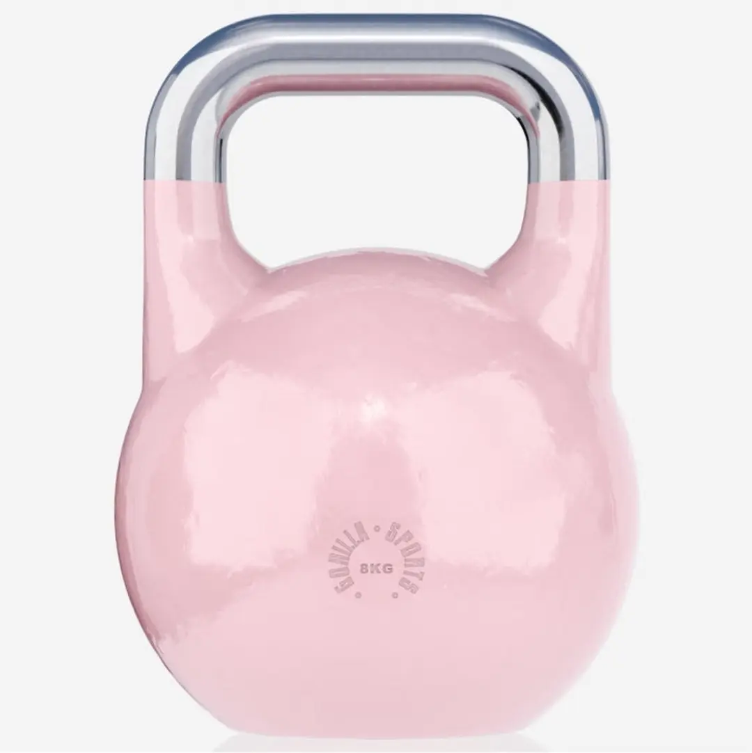 Gorilla Sports Kettlebell Competitie 8 kg - Roze