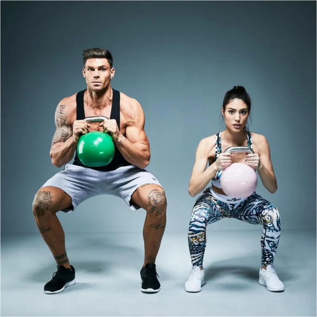 Gorilla Sports Kettlebell Competitie 24 kg - Staal - Groen
