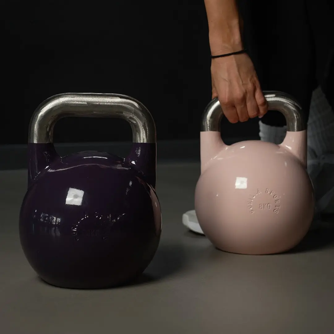 Gorilla Sports Kettlebell Competitie 28kg - Staal - Oranje