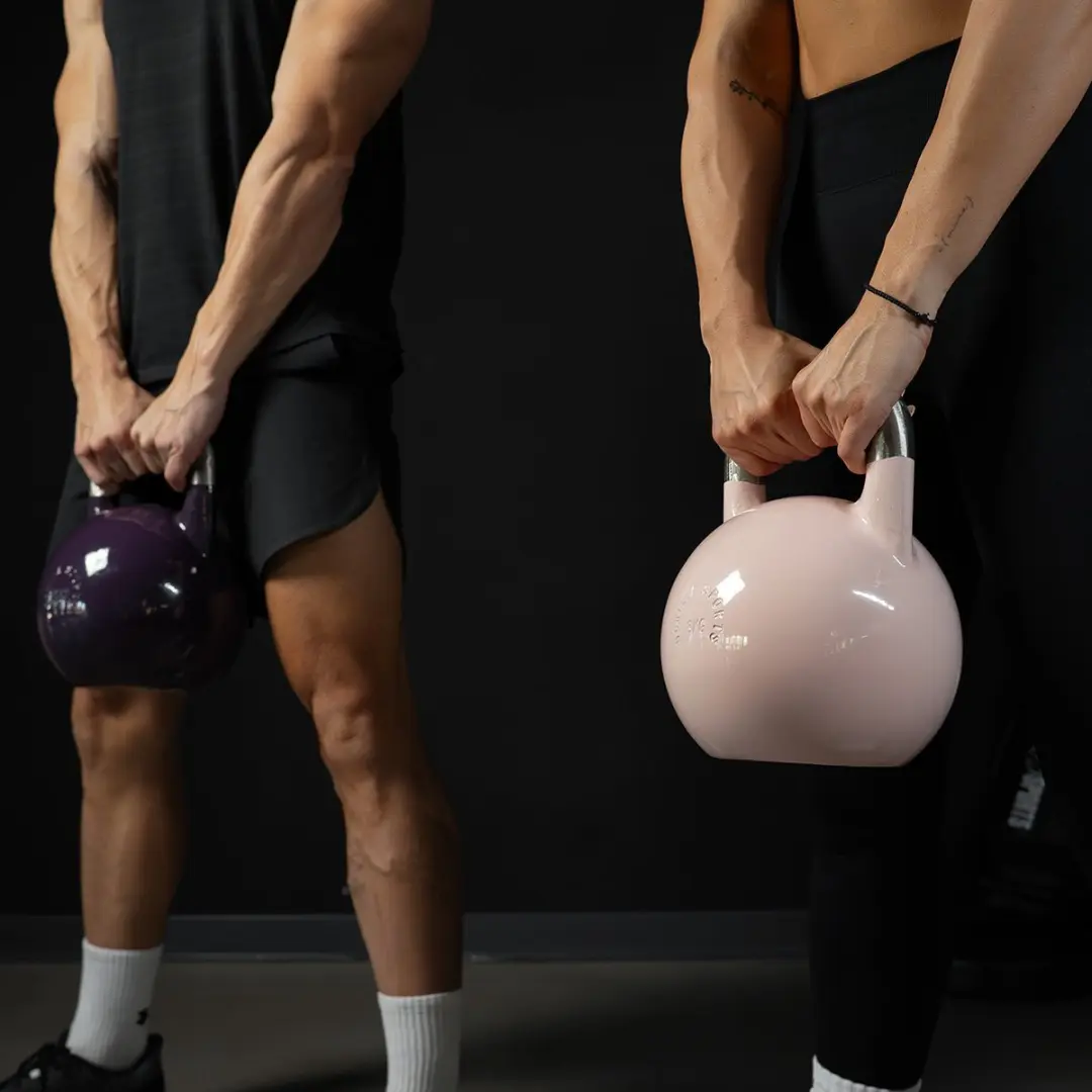 Gorilla Sports Kettlebell Competitie 28kg - Staal - Oranje
