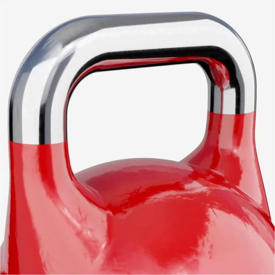 Gorilla Sports Competitie Kettlebel 32kg - Staal - Rood