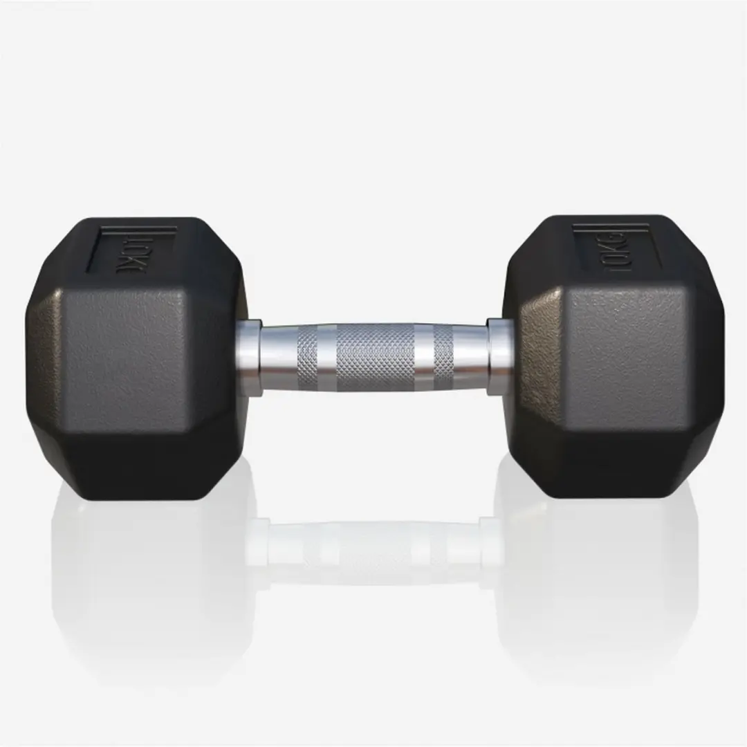 Gorilla Sports Dumbbell 10 kg - Gietijzer - Zwart