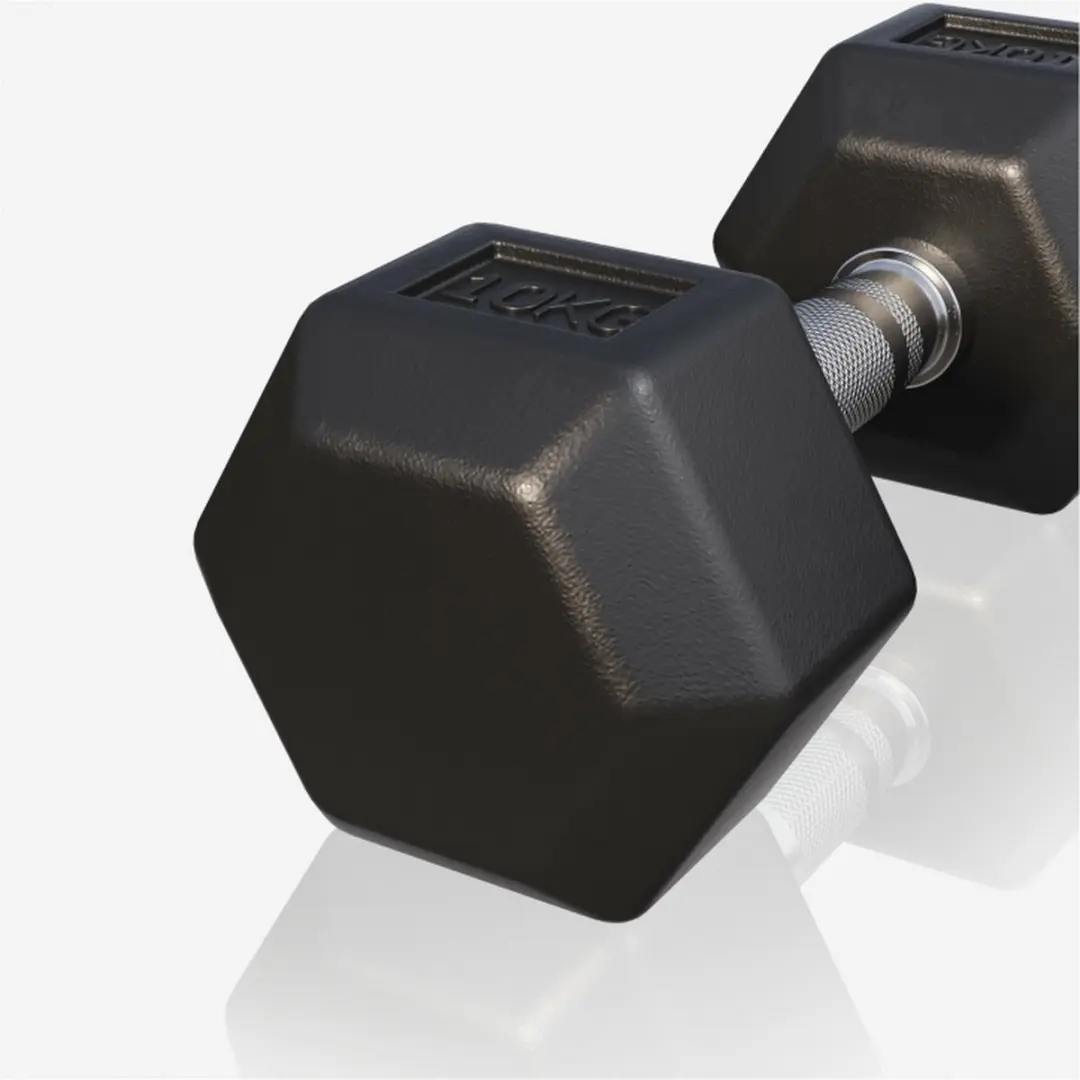 Gorilla Sports Dumbbell 10 kg - Gietijzer - Zwart