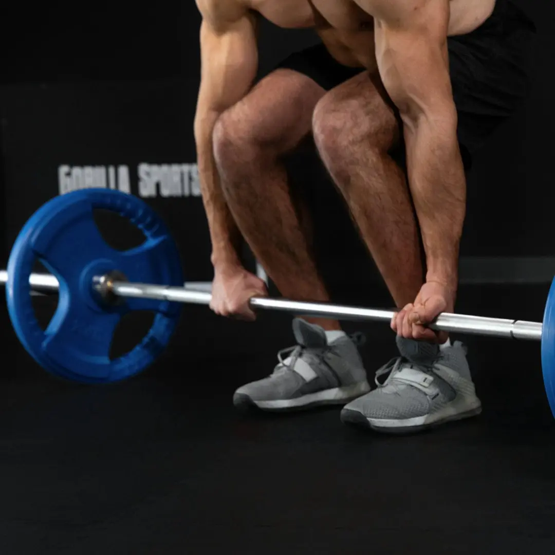 Gorilla Sports Halterschijf 1,25 kg - Gripper Gietijzer 50mm - Groen