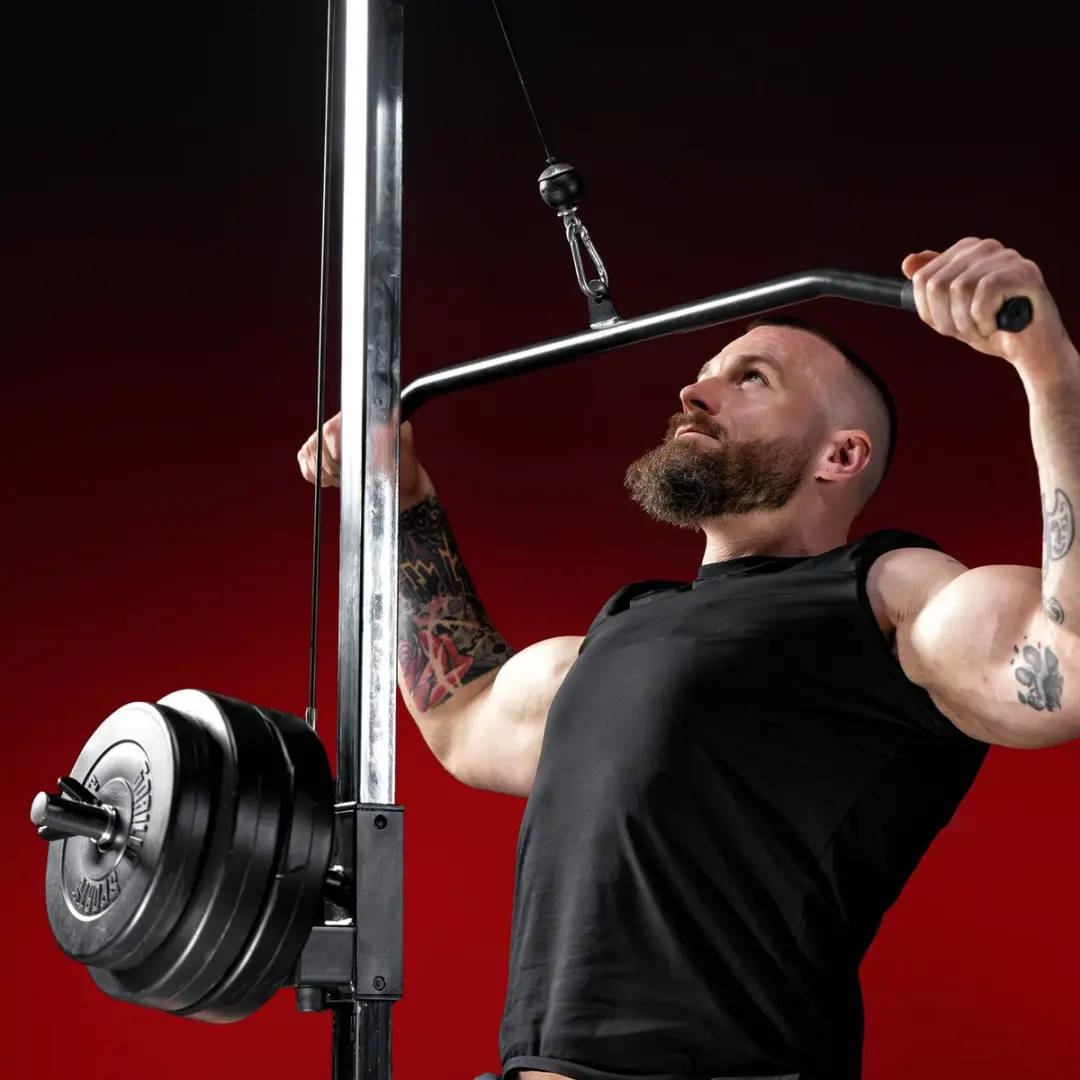 Gorilla Sports Lat Pulldown Attachment 173cm - Zilver - afbeelding 6 van 6