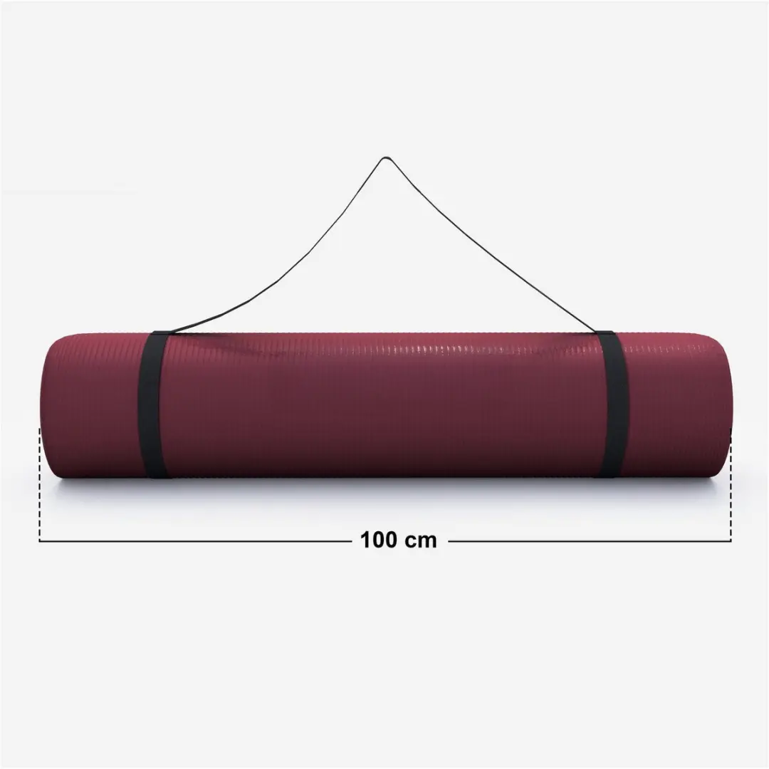 Gorilla Sports Yogamat Deluxe 190x100cm Robijn
