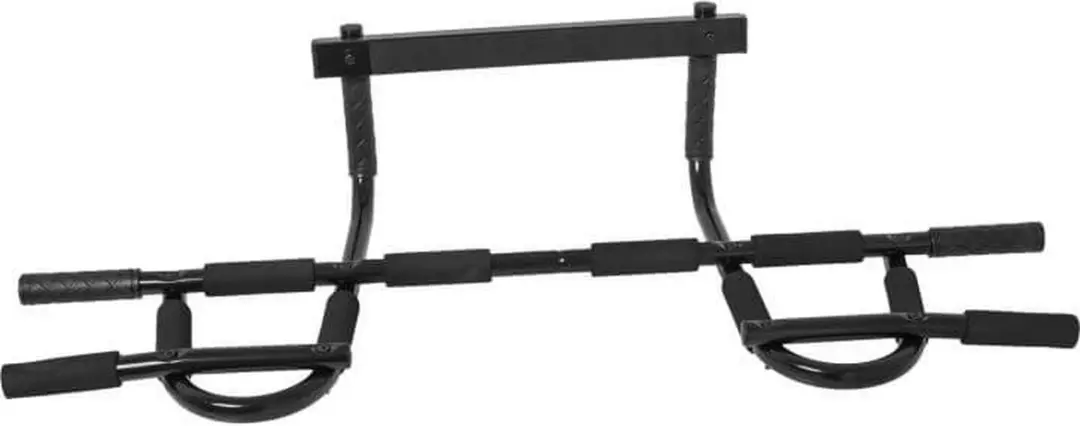 Gorilla Sports Buikspierbank met Optrekstang - Zwart - afbeelding 6 van 6