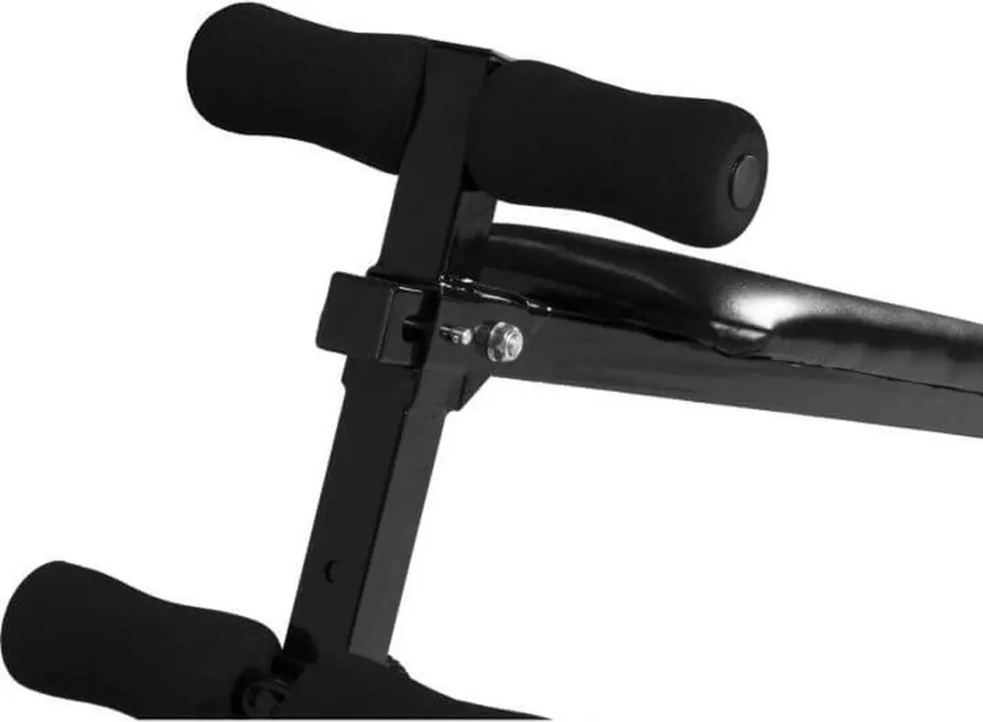 Gorilla Sports Buikspierbank met Optrekstang - Zwart