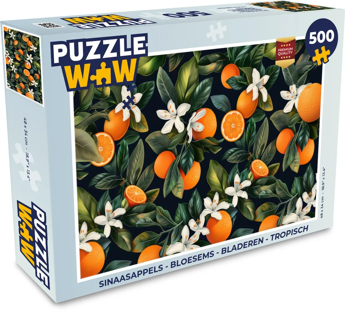 PuzzleWow Legpuzzel 500 Stuks - Multicolor