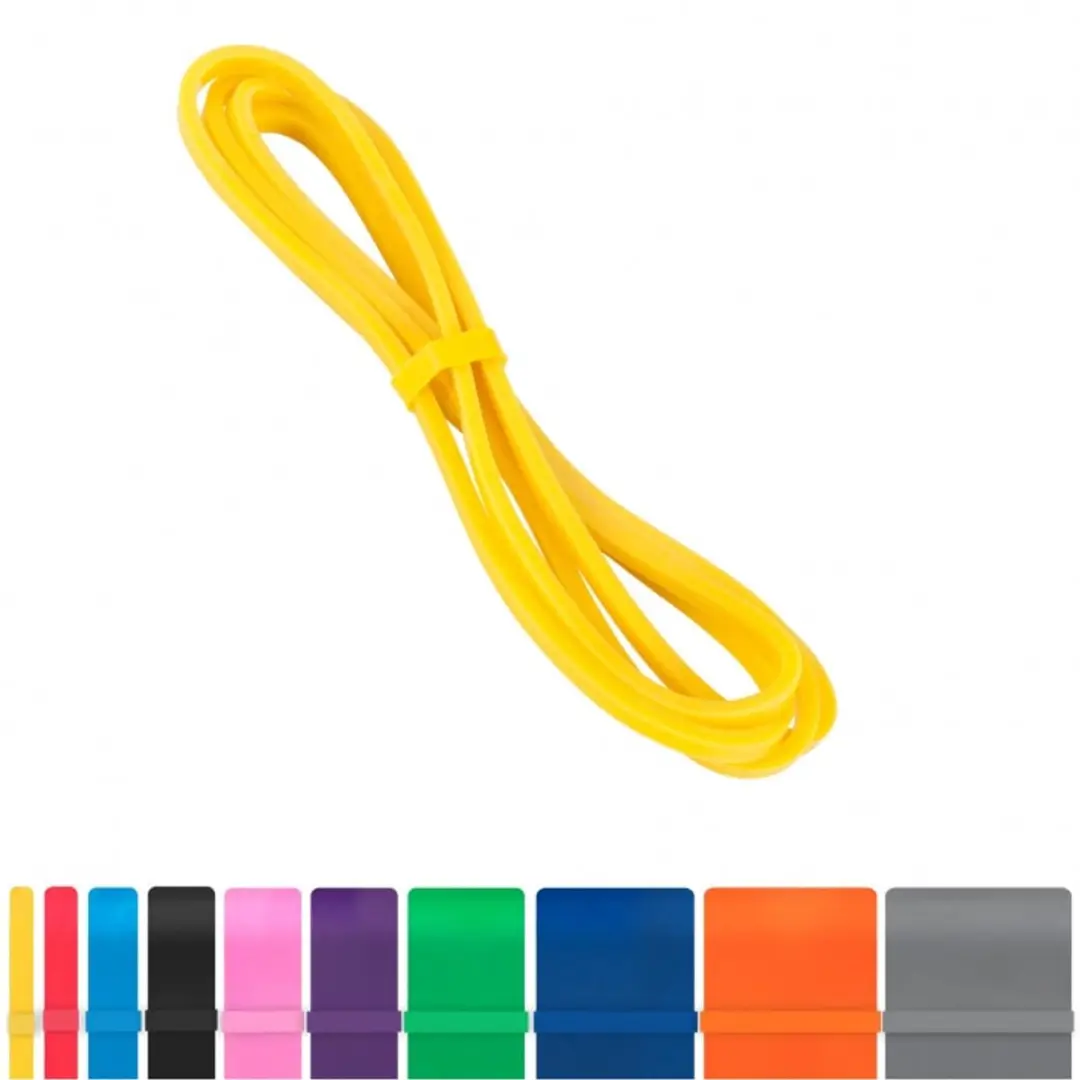 Gorilla Sports Weerstandsband Geel 6,4mm - 2,5-25 LBS