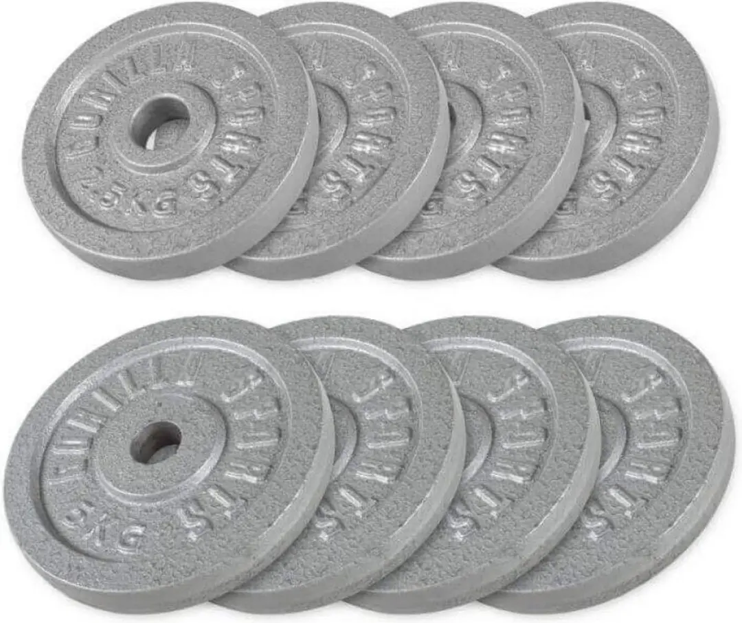 Gorilla Sports Halterschijven 30kg Gietijzer