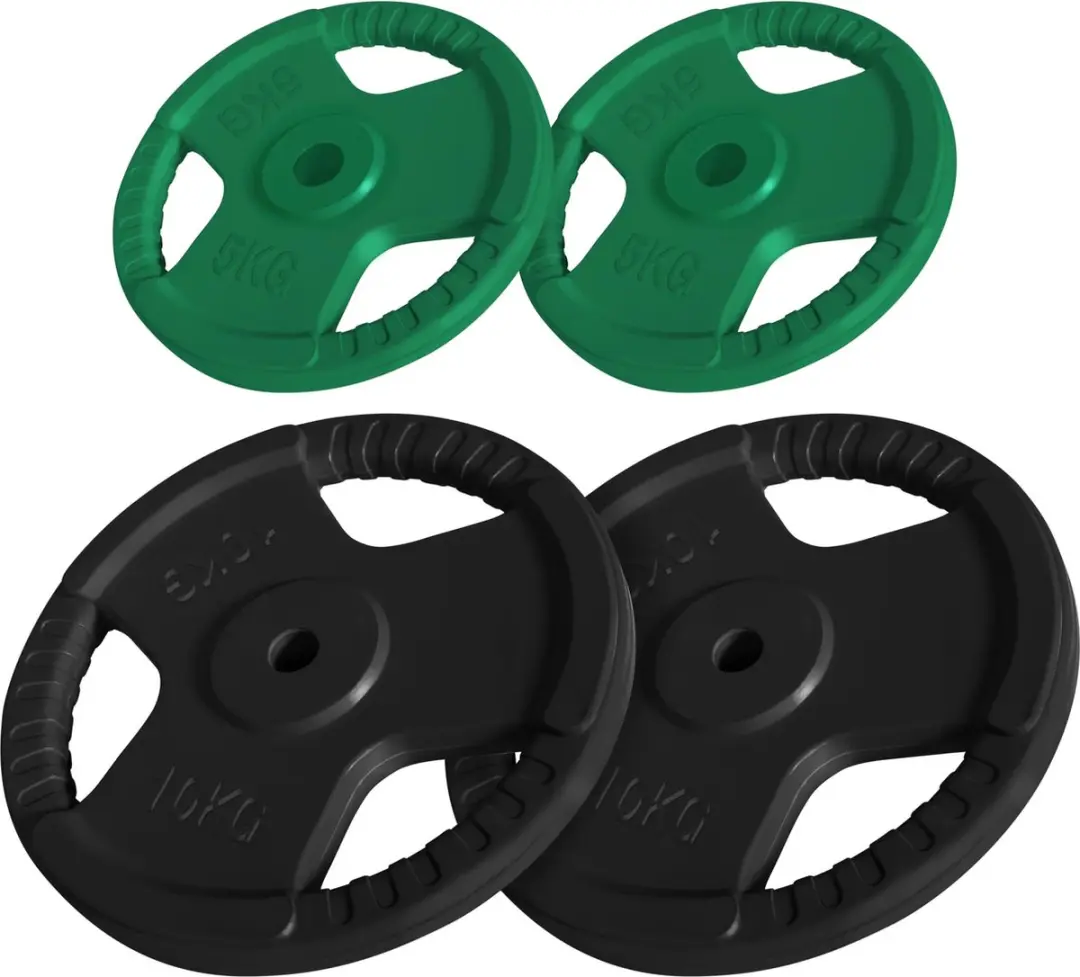 Gorilla Sports Halterschijven Set 30kg