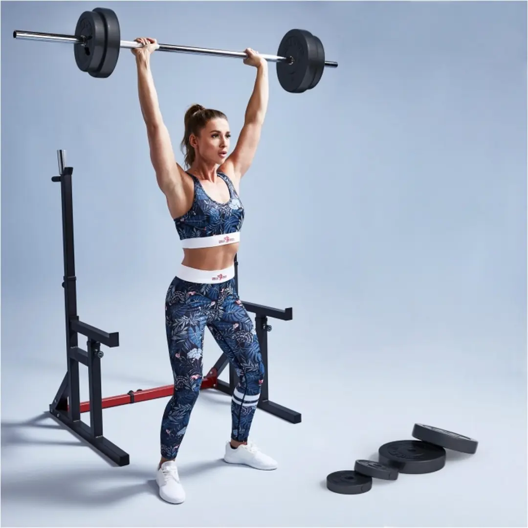Gorilla Sports Halterschijven Set 27,5 kg - 8 Stuks - 30mm - Zwart