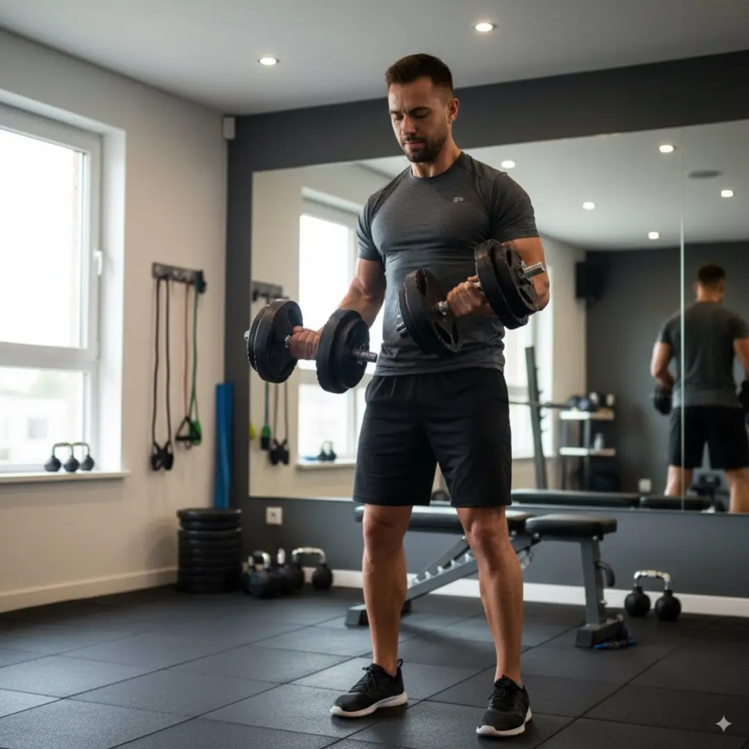 Gorilla Sports Dumbbellset 20kg - Verstelbaar - 14-delig - Zwart
