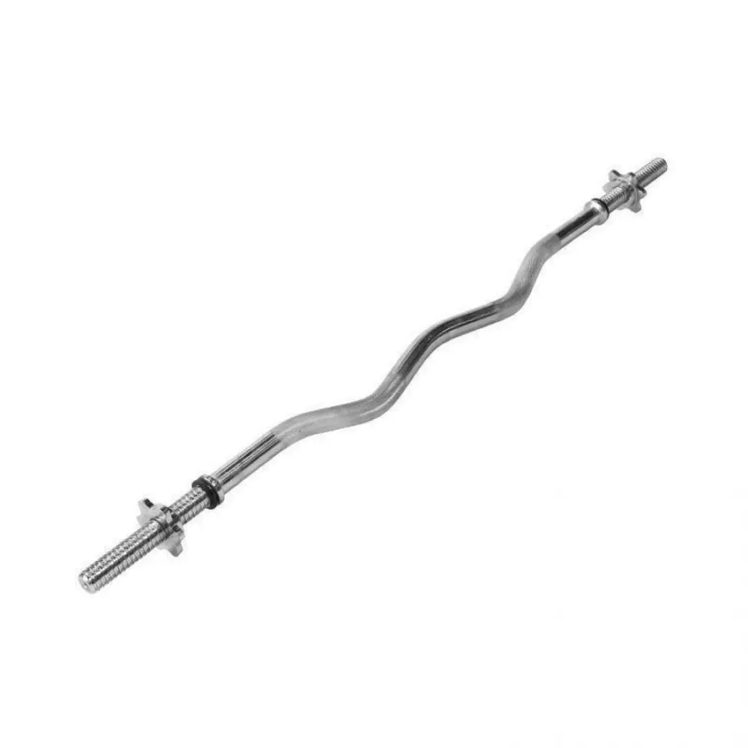 Gorilla Sports Halterstangen Set 30mm - Lange Halter + EZ Curl Bar