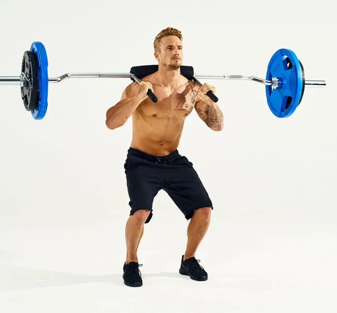 Gorilla Sports Safety Squat Bar 50mm - Olympische Halterstang - Chroom