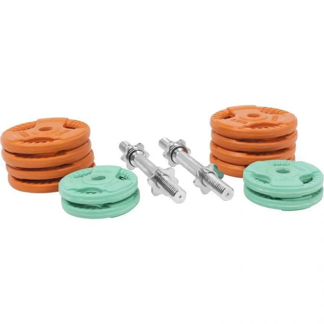 Gorilla Sports Dumbbellset 30kg - 2x15kg Multikleur