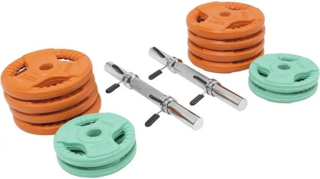 Gorilla Sports Dumbbellset 30kg - 18-delig - Multikleur