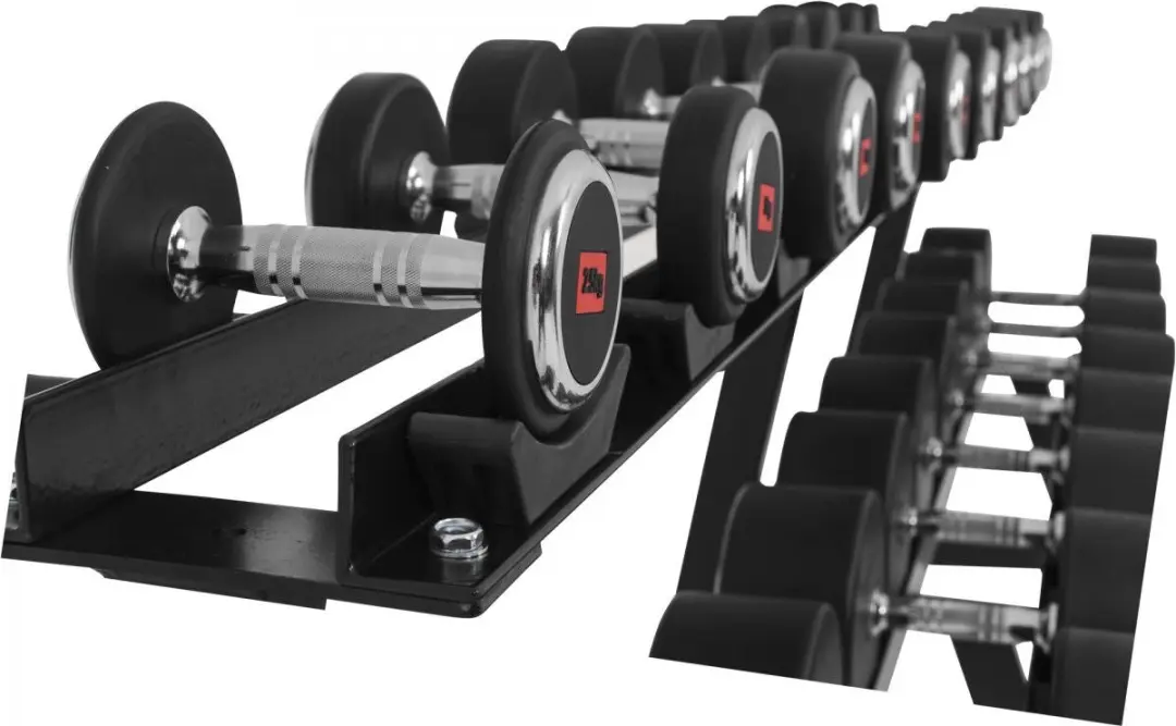 Gorilla Sports Dumbbell Rack - 20 Dumbbells - Zwart