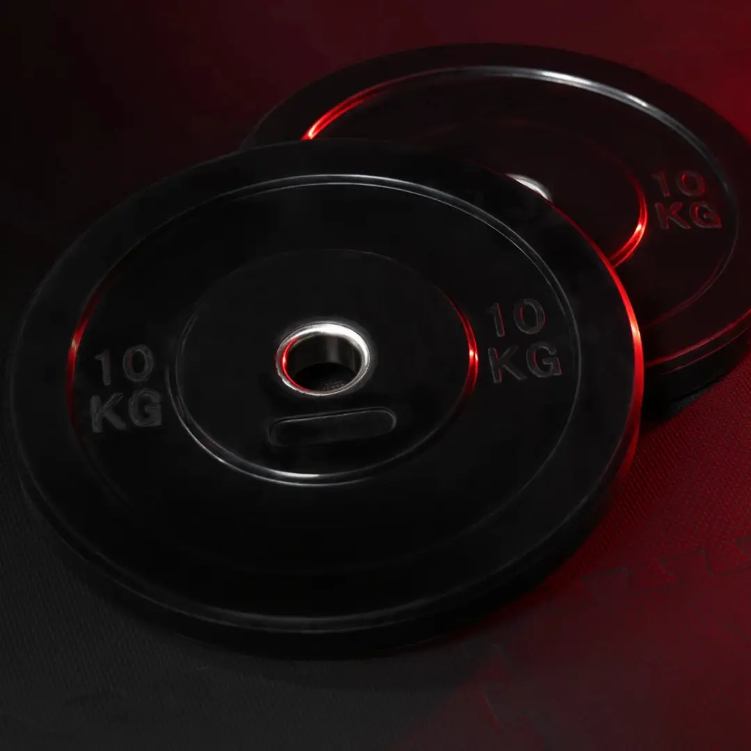 Gorilla Sports Bumper Plate 5 kg - 50mm - Zwart