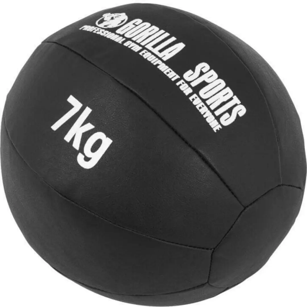 Gorilla Sports Medicijnbal 7 kg - Zwart