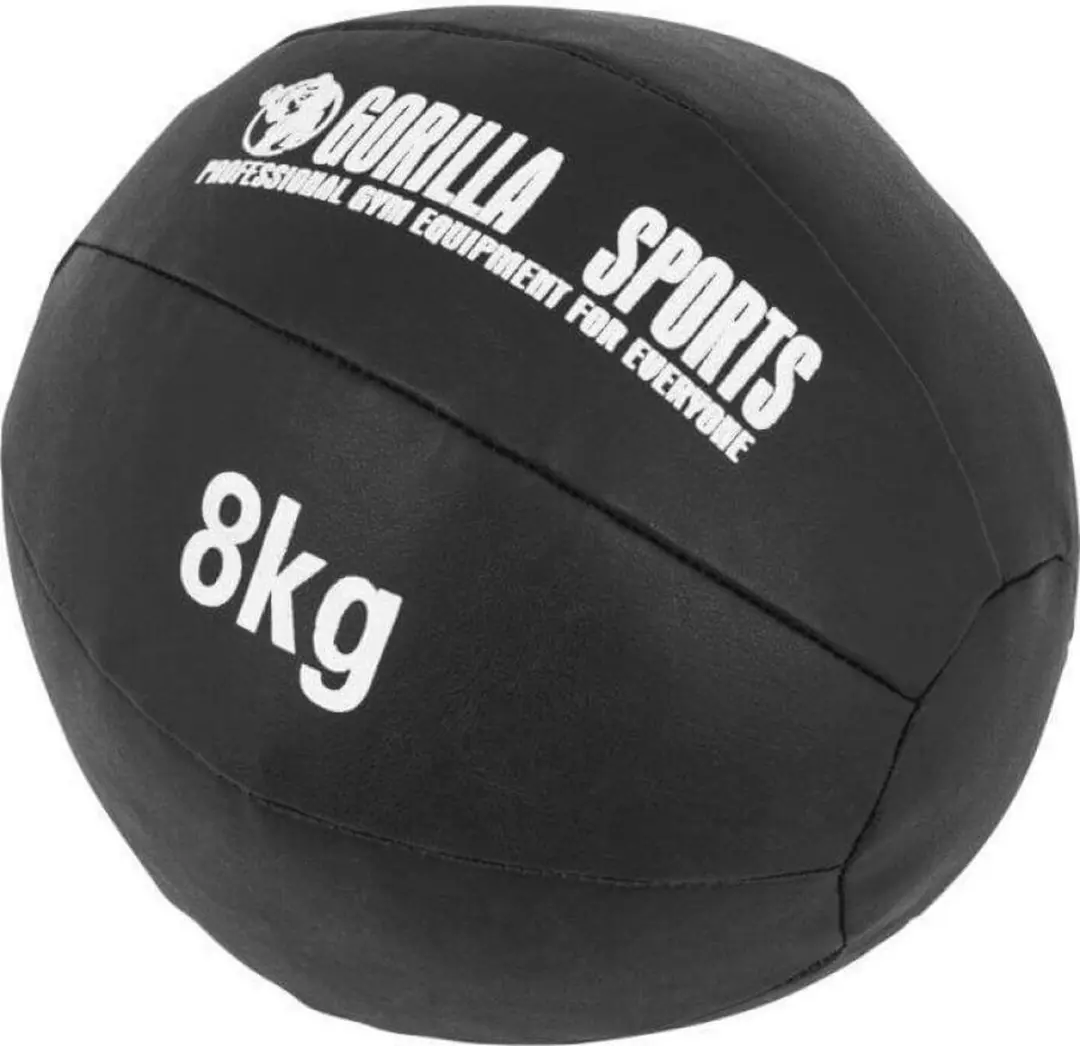 Gorilla Sports Medicijnbal 8 kg - Zwart