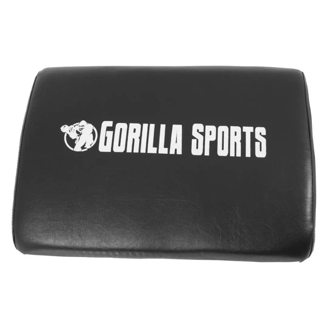 Gorilla Sports Buikspiertrainer Sit Up Kussen - Zwart