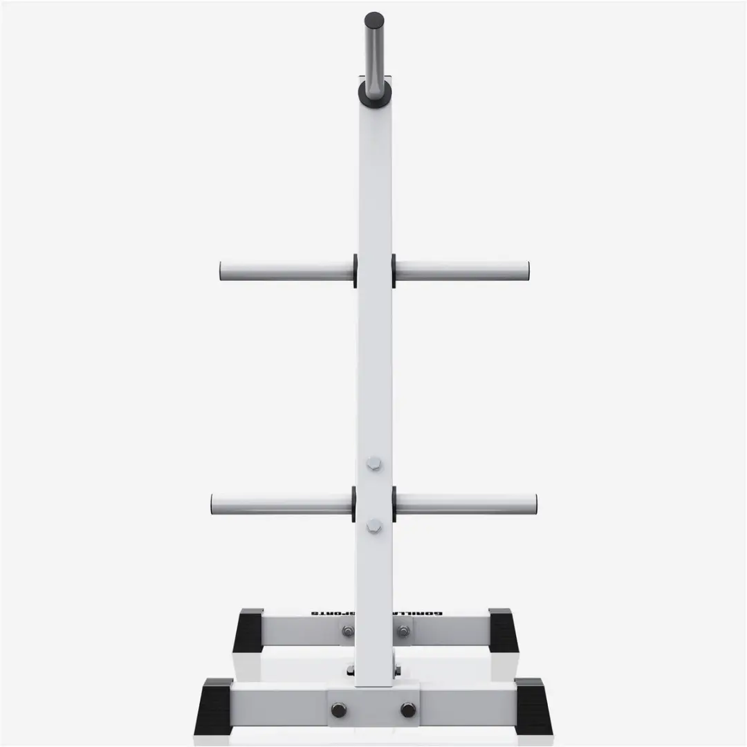 Gorilla Sports Schijvenstandaard 30mm Schuin - Wit