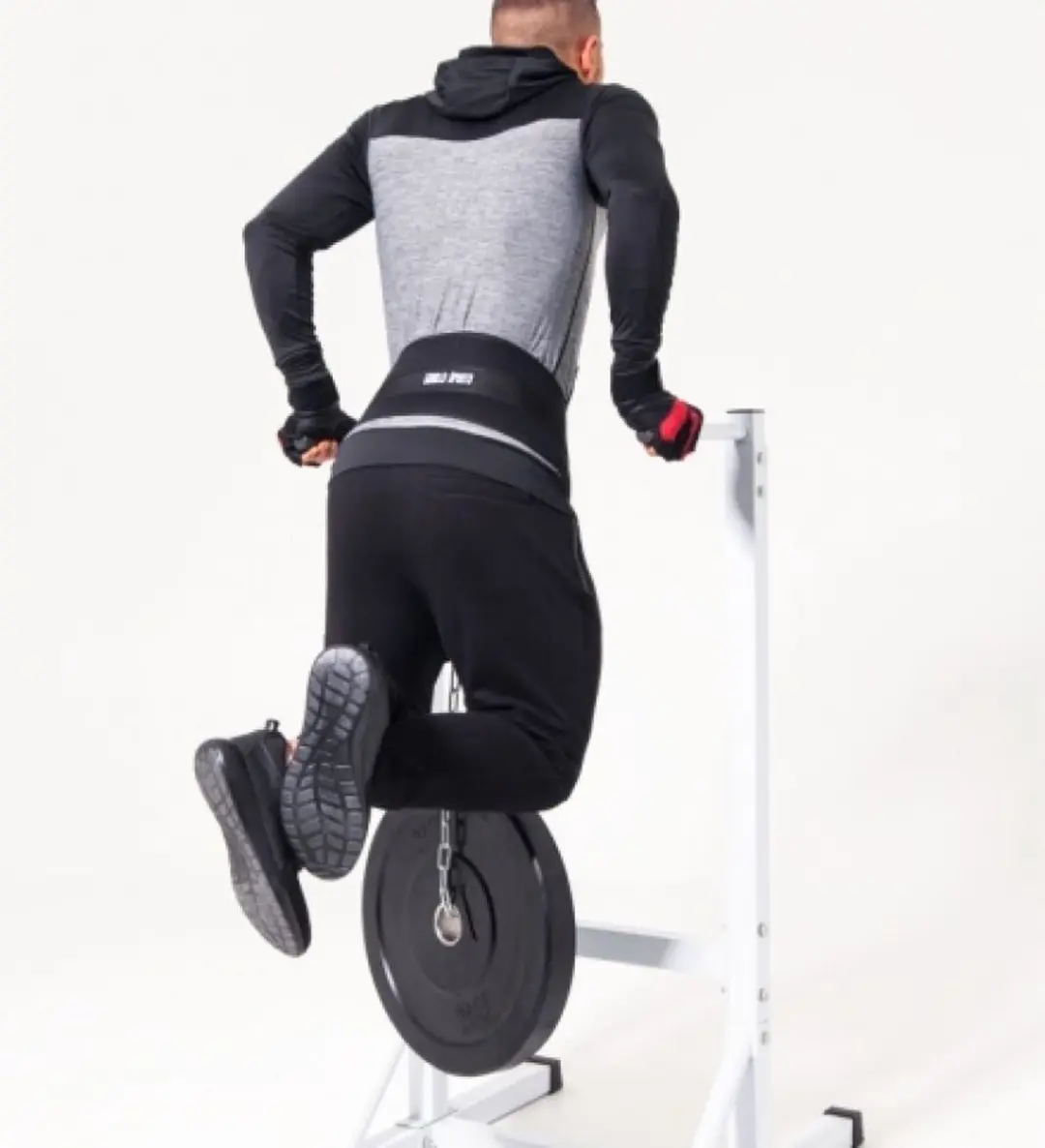 Gorilla Sports Dip Gordel - 100 kg - Zwart