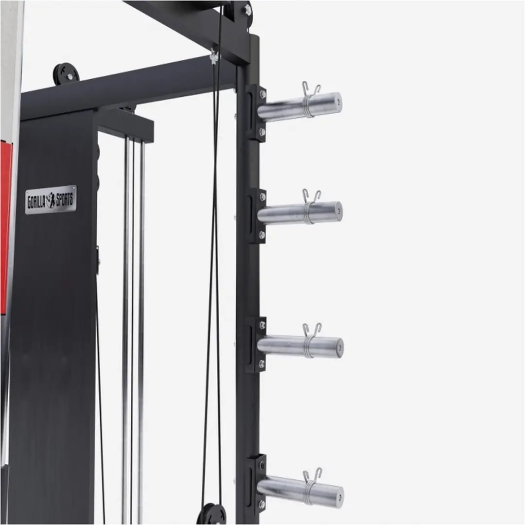 Gorilla Sports Smith Machine Multi Press - 48-delig - Zwart