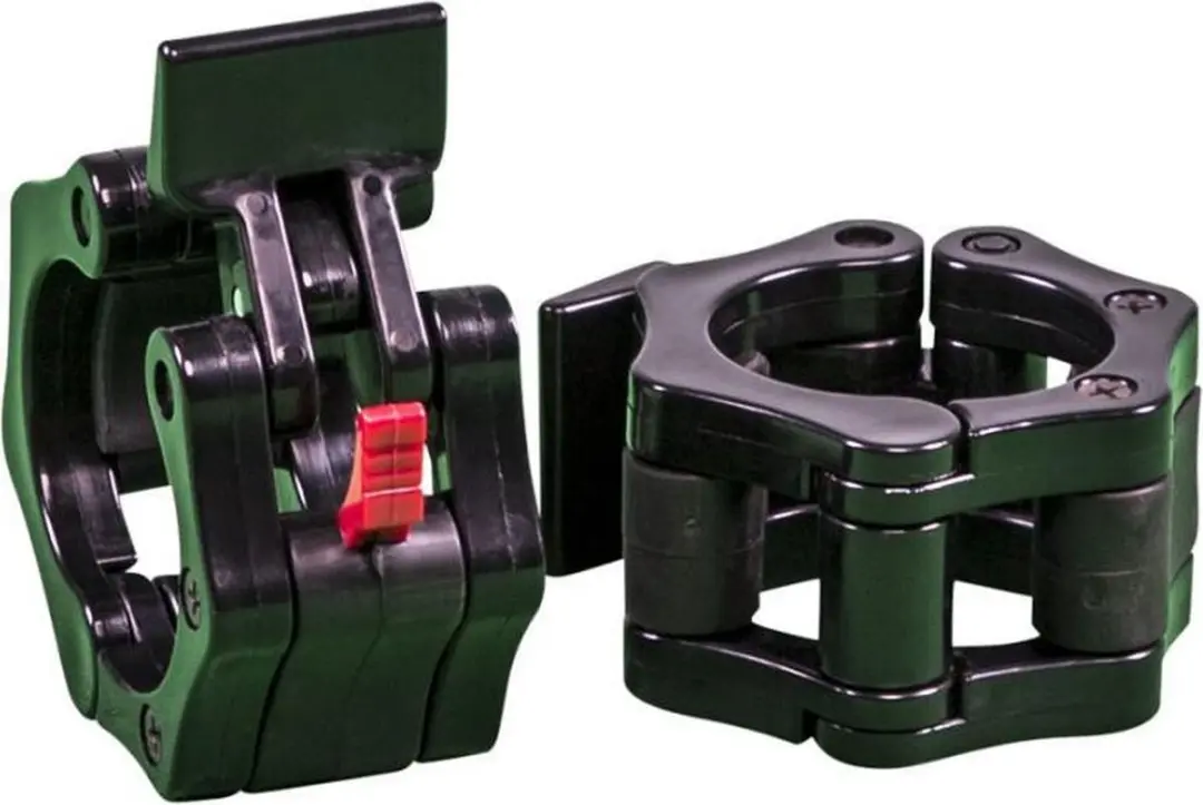 Gorilla Sports Haltersluitingen 50mm - Set van 2 - Jaw Lock - Zwart